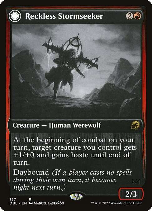Reckless Stormseeker // Storm-Charged Slasher [Foil]