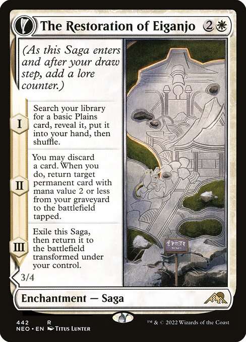 The Restoration of Eiganjo // Architect of Restoration [Foil]