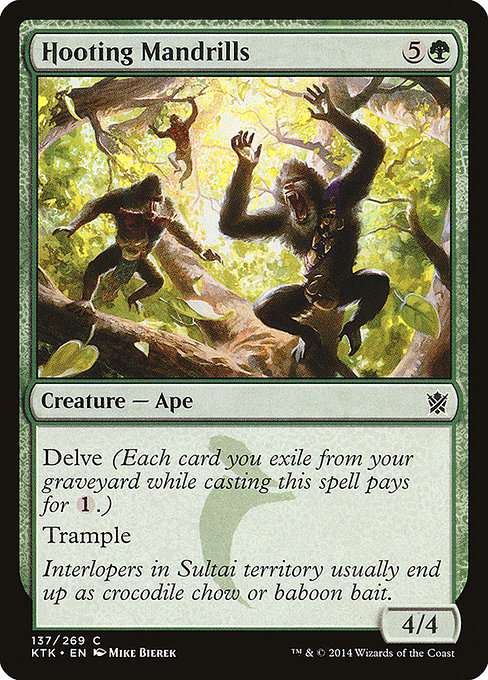 Hooting Mandrills [Foil]