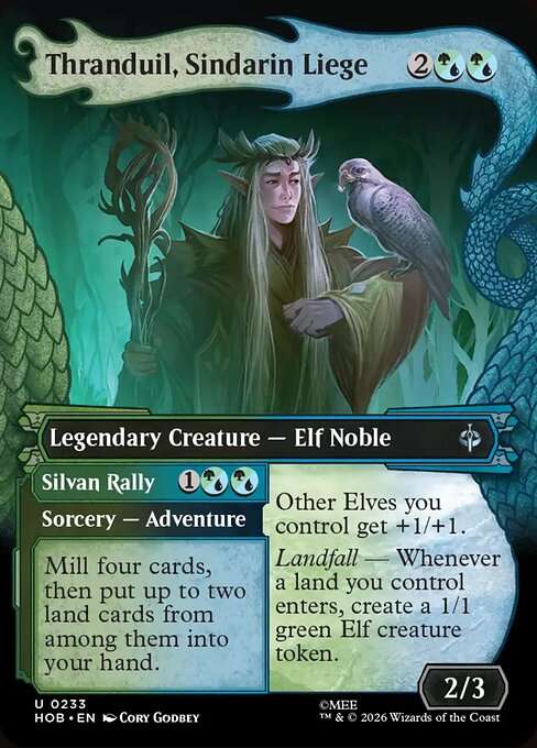 Thranduil, Sindarin Liege // Silvan Rally [Foil]