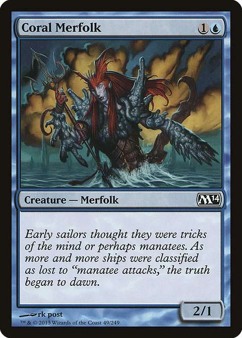 Coral Merfolk [Foil]