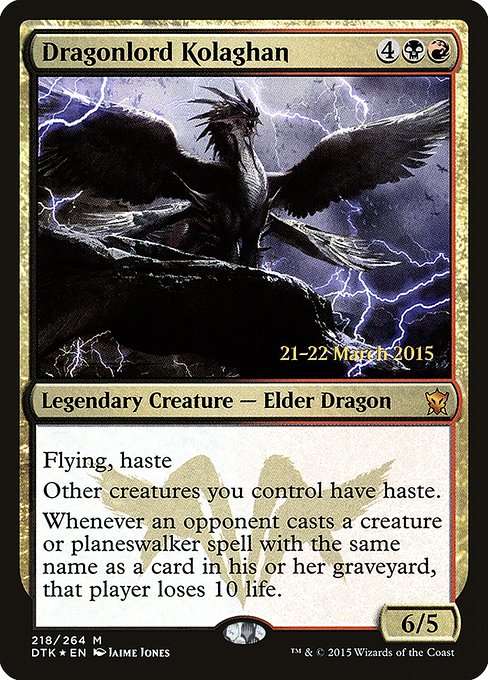 Dragonlord Kolaghan [Foil]