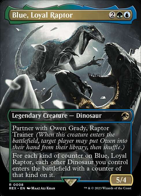 Blue, Loyal Raptor [Foil]