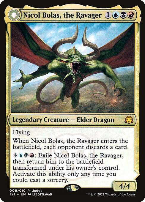 Nicol Bolas, the Ravager // Nicol Bolas, the Arisen [Foil]
