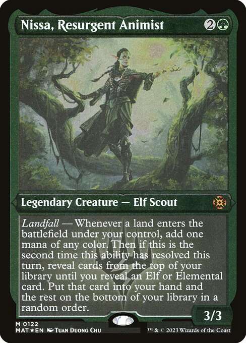 Nissa, Resurgent Animist [Etched]