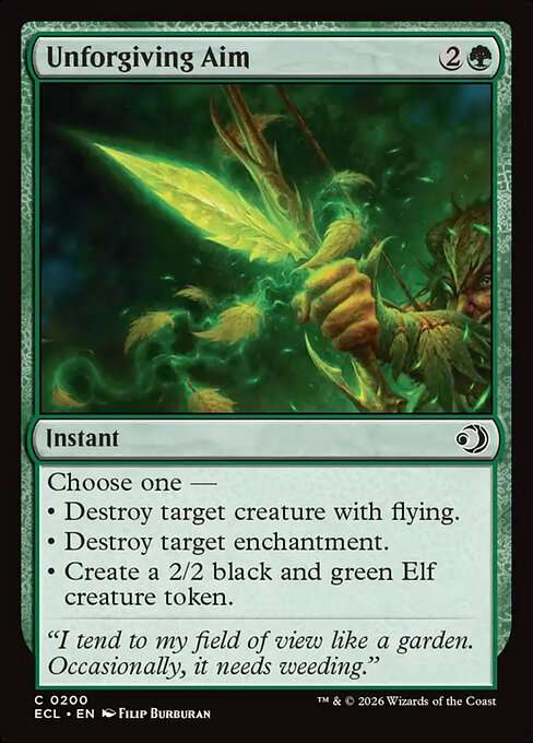 Unforgiving Aim [Foil]