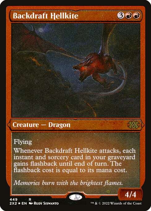 Backdraft Hellkite [Etched]