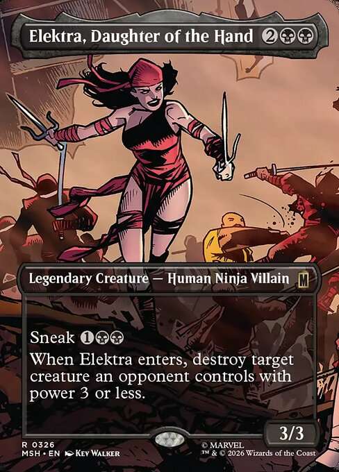 Elektra, Daughter of the Hand [Foil]
