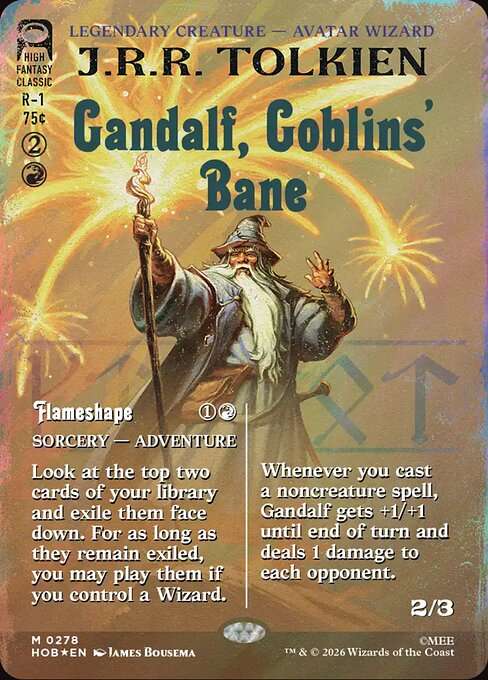 Gandalf, Goblins' Bane // Flameshape [Foil]