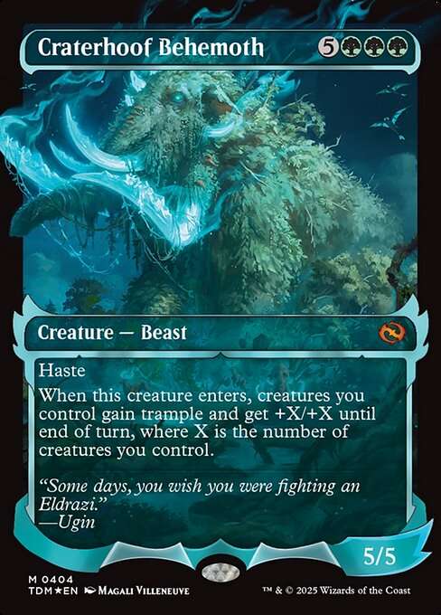 Craterhoof Behemoth [Foil]