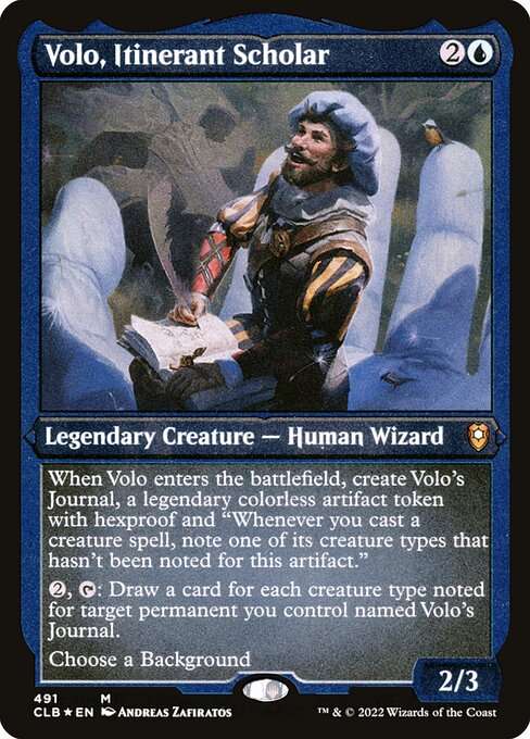 Volo, Itinerant Scholar [Etched]