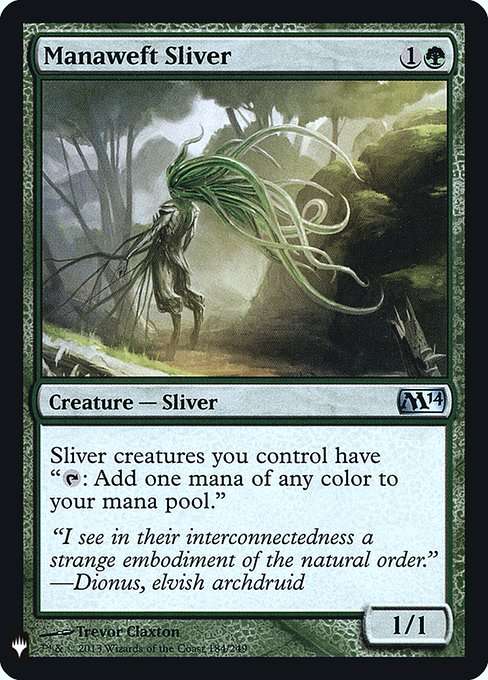 Manaweft Sliver [Foil]