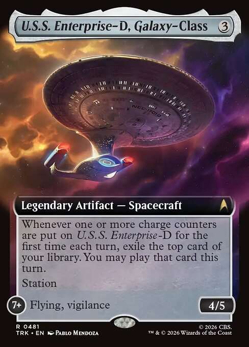 U.S.S. Enterprise-D, Galaxy-Class [Foil]