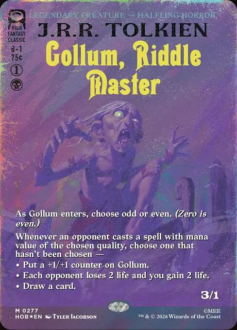 Gollum, Riddle Master [Foil]