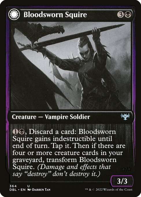 Bloodsworn Squire // Bloodsworn Knight [Foil]