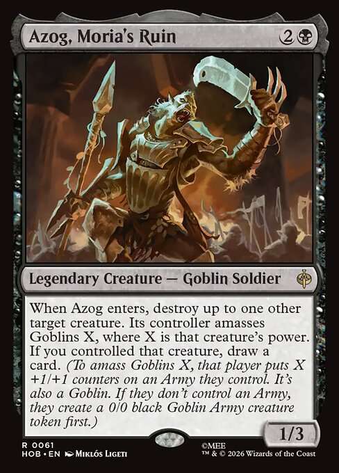 Azog, Moria's Ruin [Foil]