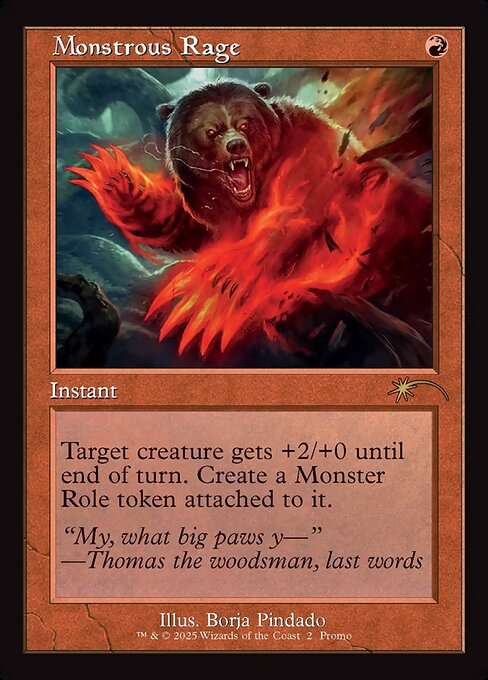 Monstrous Rage [Foil]