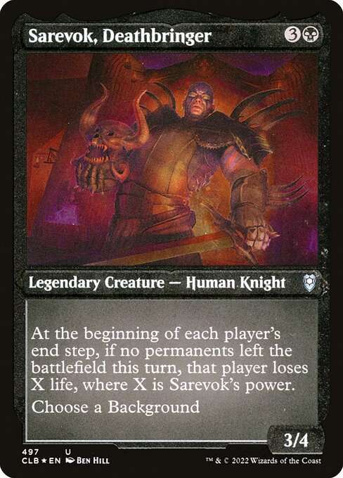 Sarevok, Deathbringer [Etched]
