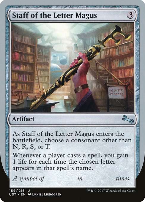 Staff of the Letter Magus [Foil]
