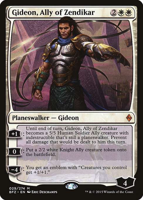 Gideon, Ally of Zendikar [Foil]