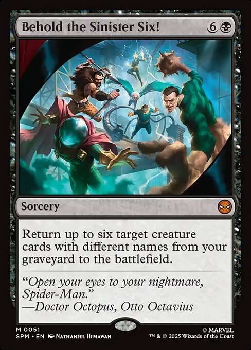 Behold the Sinister Six! [Foil]