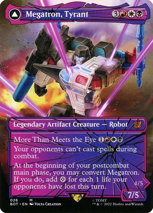 Megatron, Tyrant // Megatron, Destructive Force [Foil]