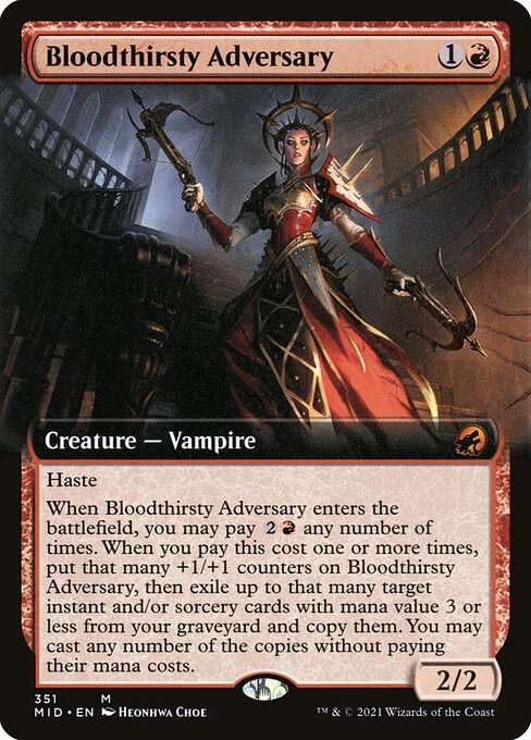 Bloodthirsty Adversary [Foil]