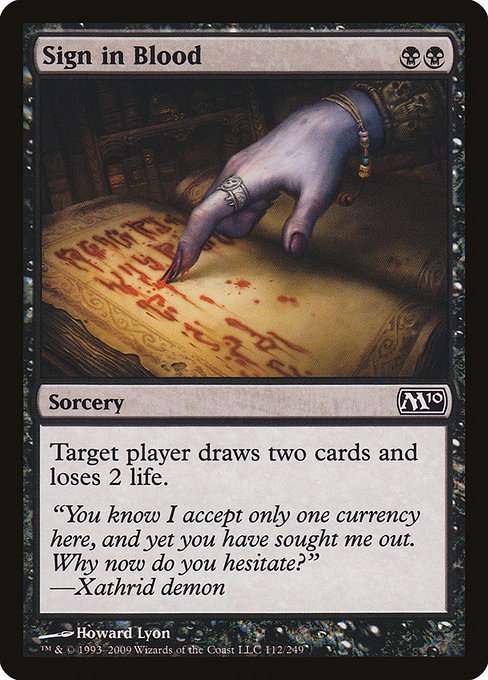 Sign in Blood [Foil]