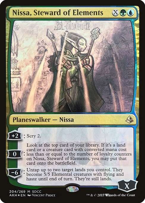 Nissa, Steward of Elements [Foil]