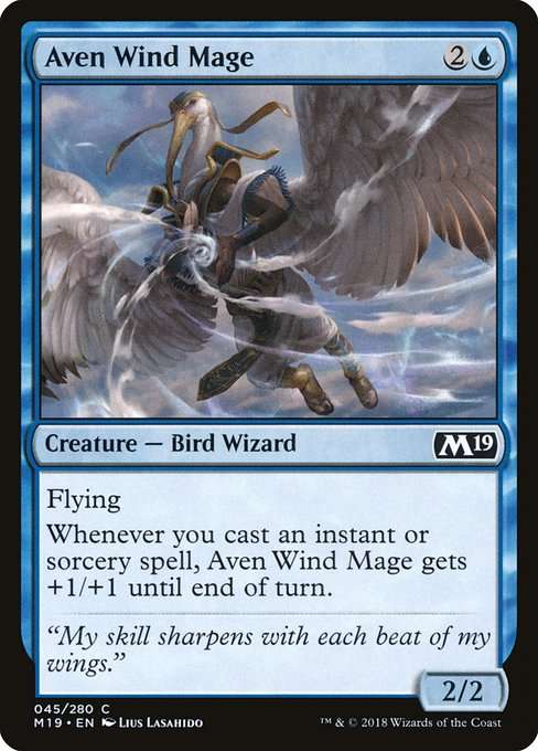Aven Wind Mage [Foil]