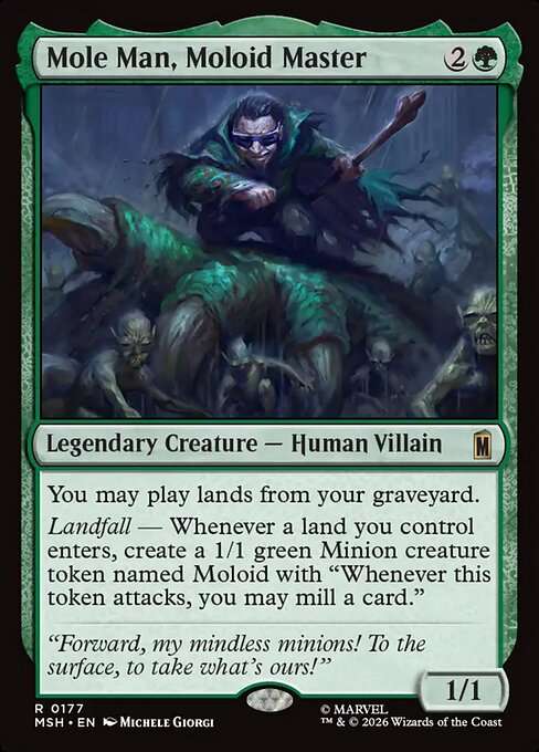Mole Man, Moloid Master [Foil]