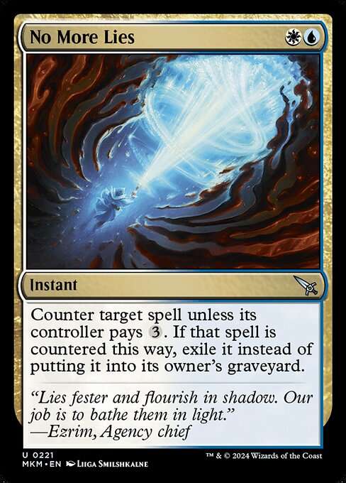 No More Lies [Foil]