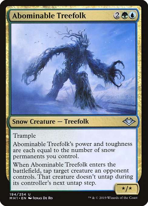 Abominable Treefolk [Foil]