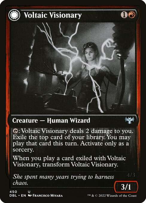 Voltaic Visionary // Volt-Charged Berserker [Foil]