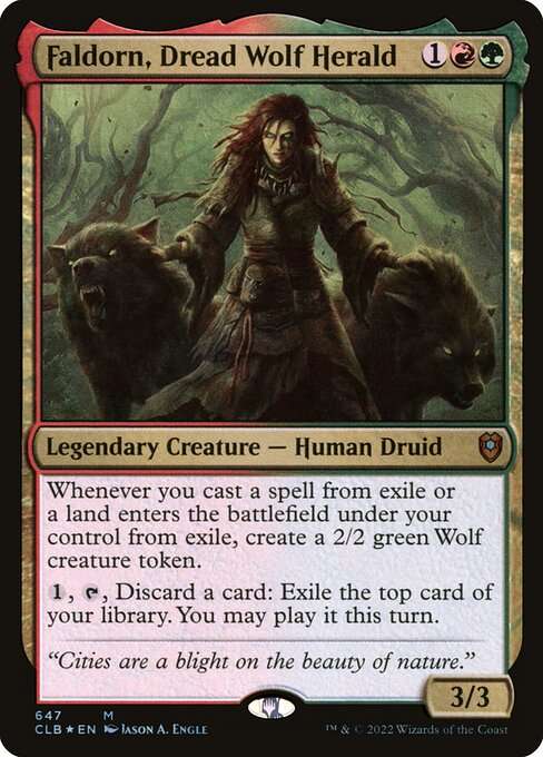 Faldorn, Dread Wolf Herald [Foil]