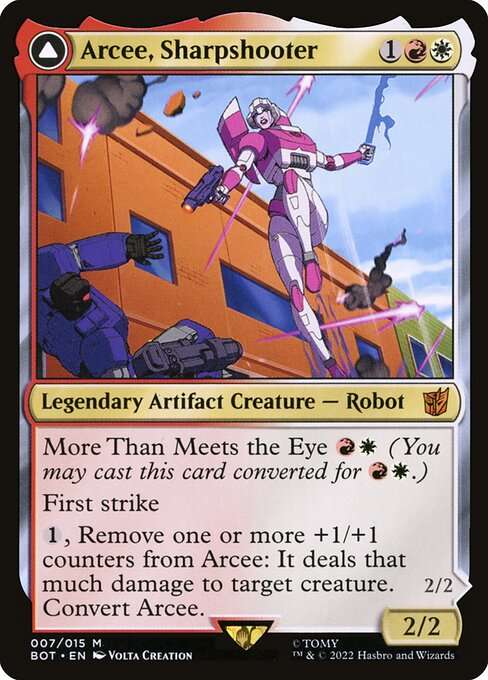 Arcee, Sharpshooter // Arcee, Acrobatic Coupe [Foil]