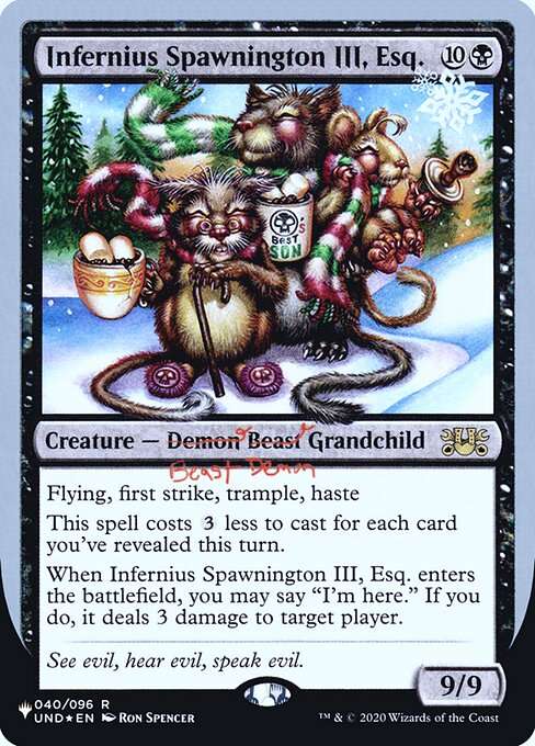 Infernius Spawnington III, Esq. [Foil]