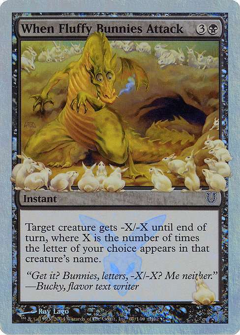 When Fluffy Bunnies Attack [Foil]