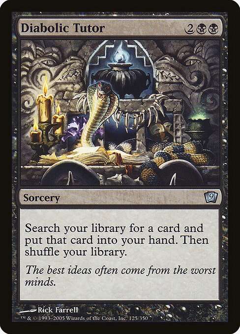Diabolic Tutor [Foil]