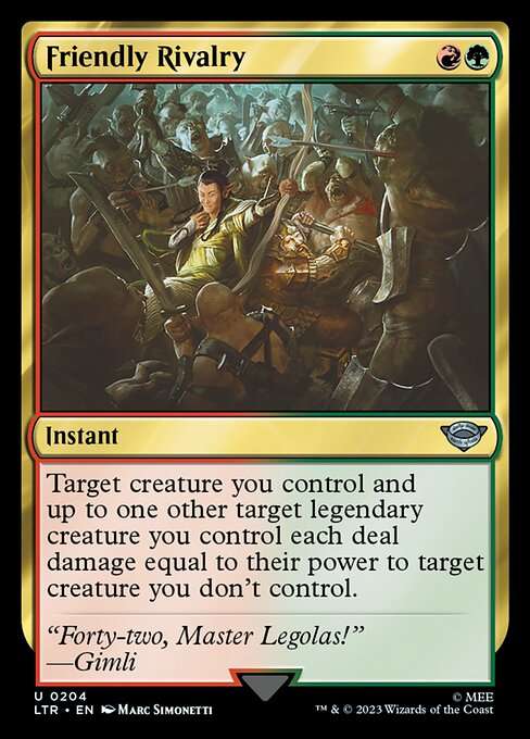 Friendly Rivalry [Foil]