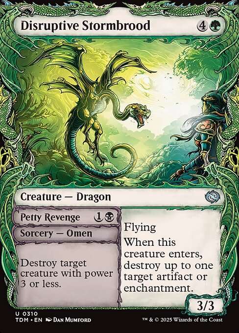Disruptive Stormbrood // Petty Revenge [Foil]