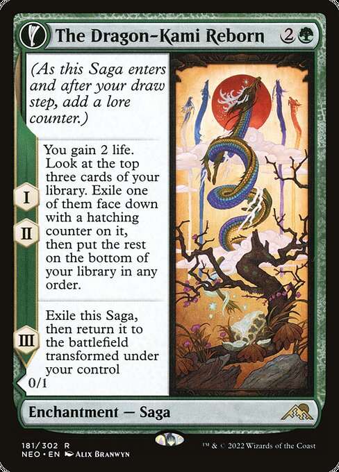 The Dragon-Kami Reborn // Dragon-Kami's Egg [Foil]