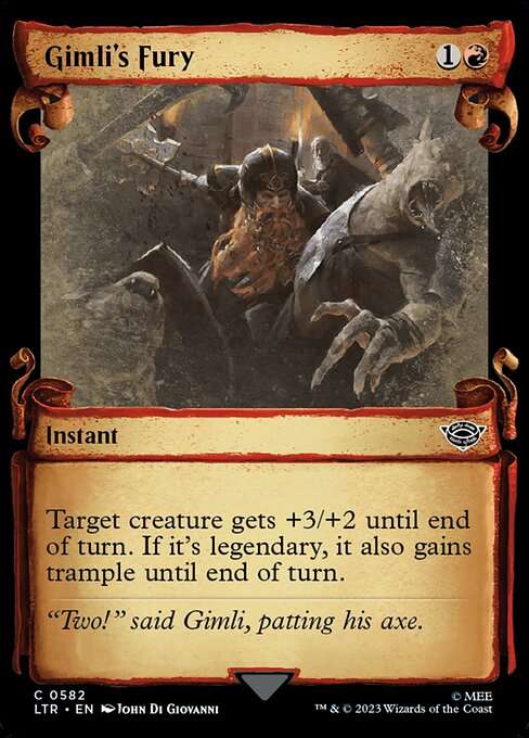 Gimli's Fury [Foil]