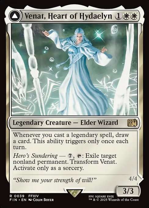 Venat, Heart of Hydaelyn // Hydaelyn, the Mothercrystal [Foil]