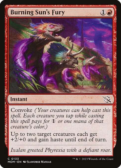 Burning Sun's Fury [Foil]