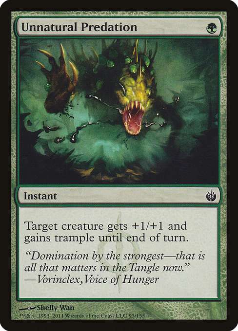 Unnatural Predation [Foil]