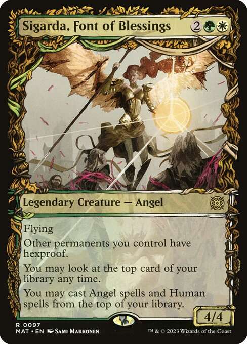 Sigarda, Font of Blessings [Foil]