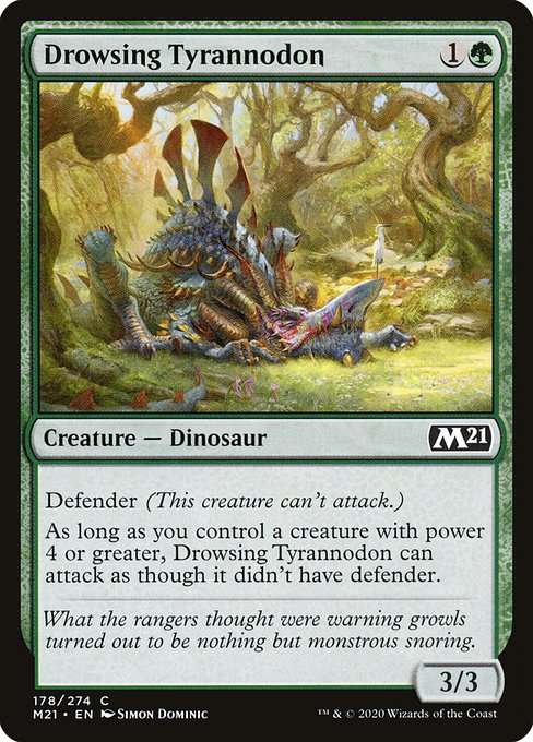 Drowsing Tyrannodon [Foil]