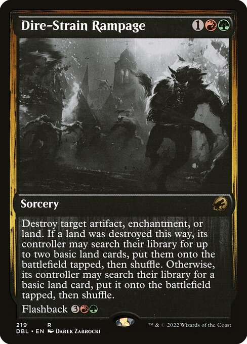 Dire-Strain Rampage [Foil]