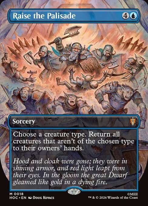 Raise the Palisade [Foil]